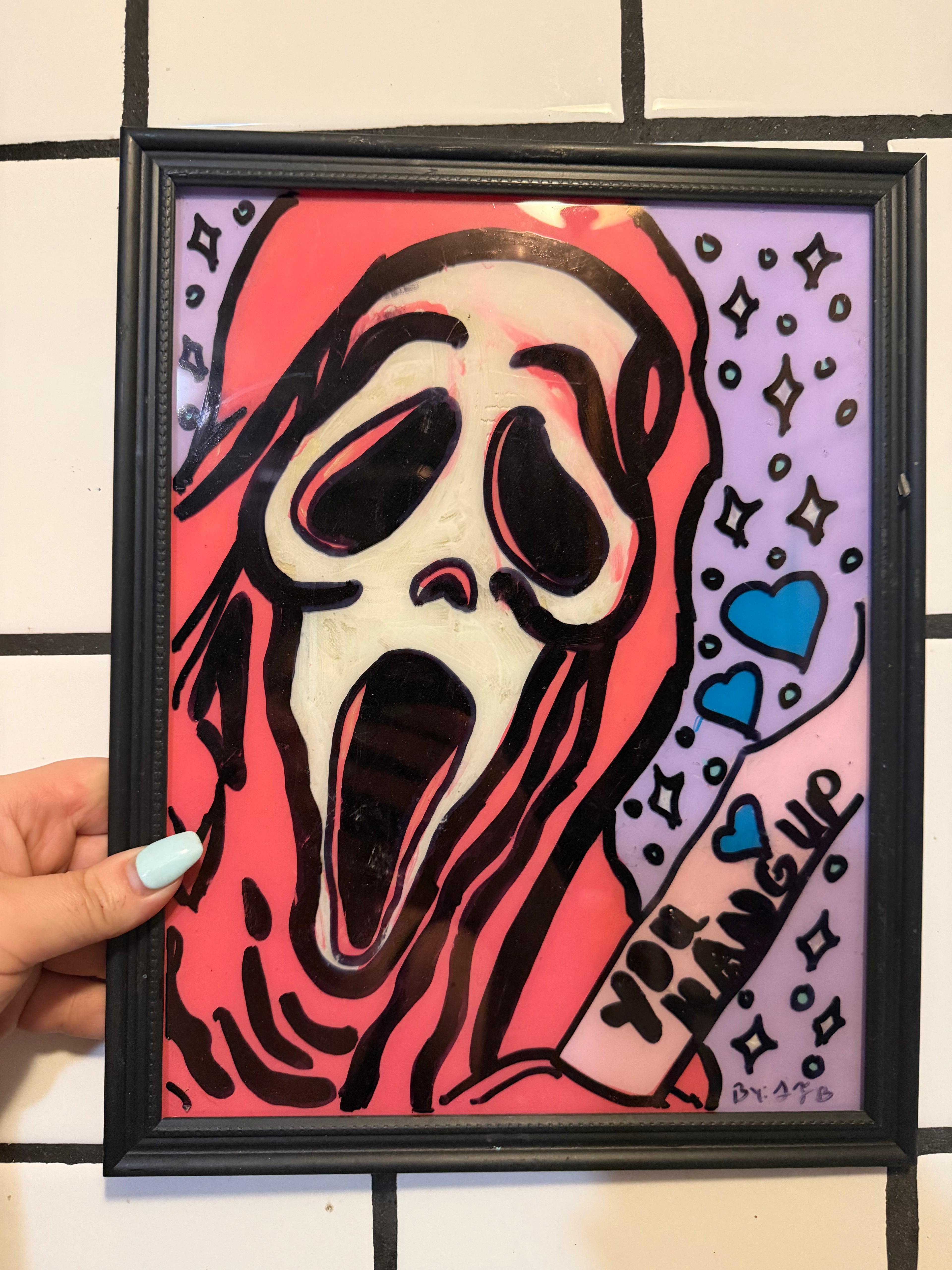 Glass Painting: You Hang Up