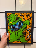 Glass Painting: Alien